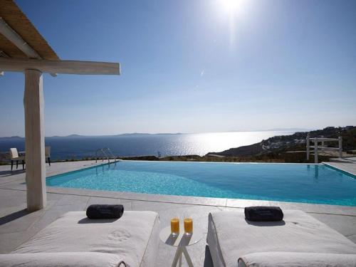 Villa Houlakia Azure Mykonos Sea Views Private Pool Near Mykonos Town