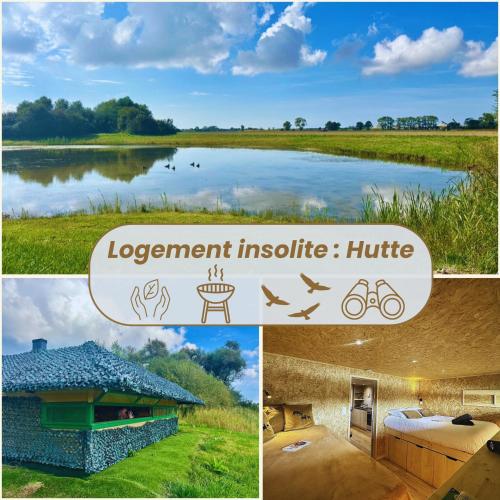 Les 1000 Ailes, Hutte insolite avec étang, Baie de Somme