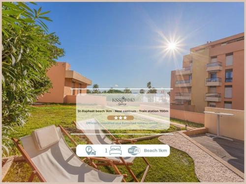 Appt vue Mer 5 min centre et plage