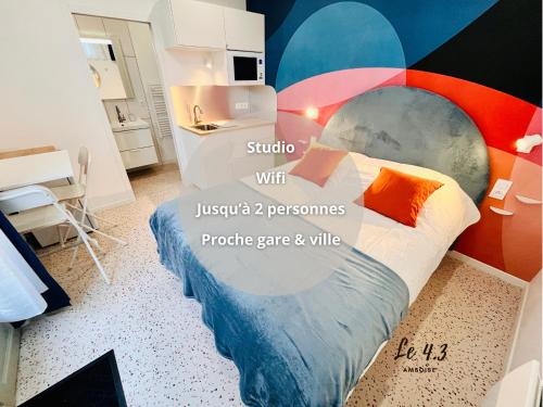 Studio central face Loire et Château le 4-3