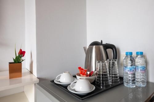 Estris per fer te o cafè a Hotel Le Musée