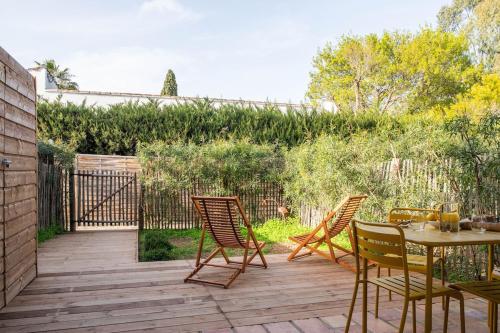 Studio proche de la mer avec jardin