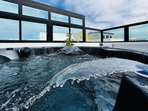 Atlantic Green 4, terrace, spa and solarium