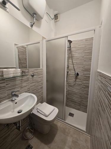 Et badeværelse på Albergo Sonia
