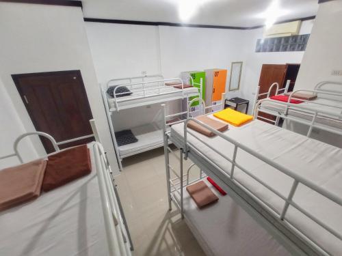 a hospital room with two bunk beds in it at I am Backpacker Hostel in Sabang