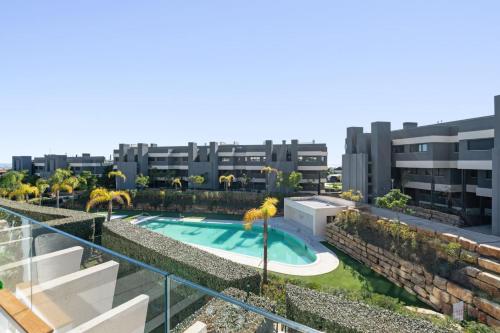 Estepona Retreat 3BR with Ocean Views - Fitness, Pool and Wellness Access photo 11