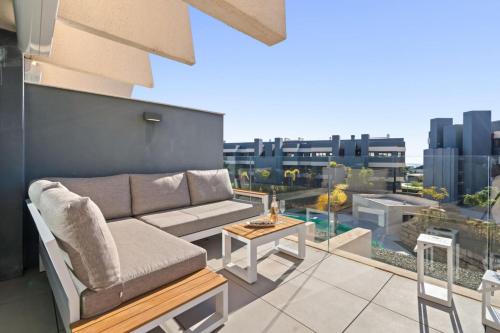 Estepona Retreat 3BR with Ocean Views - Fitness, Pool and Wellness Access photo 15