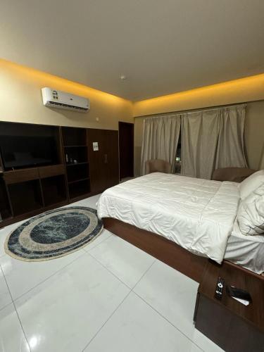 Un ou plusieurs lits dans un hébergement de l'établissement Pyramids Hotel