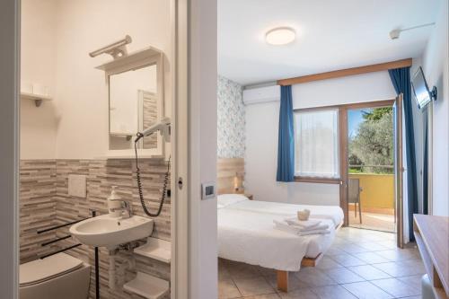 חדר רחצה ב-Hotel Alessandra