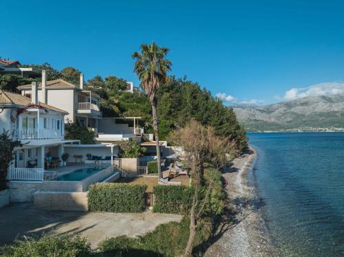Villa Madouri 5 bed seafront villa with private pool