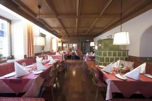 En restaurant eller et andet spisested på Gasthof Moarwirt