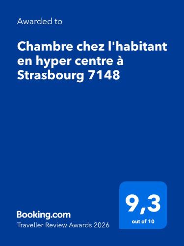 Chambre chez l'habitant en hyper centre à Strasbourg 7148