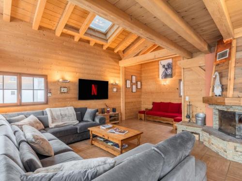 Chalet spacieux à Châtel pour 14 personnes avec sauna
