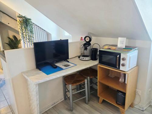 Køkken eller tekøkken på Le Ty Studio