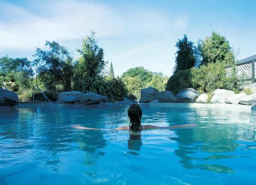 Paesaggio naturale nelle vicinanze del motel