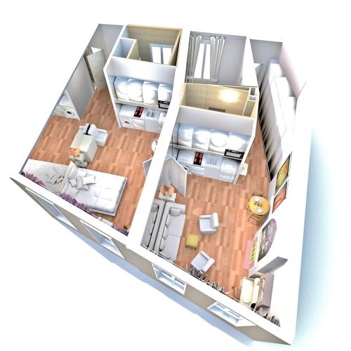 Charming Two Bedroom with AC At Notre - Dame