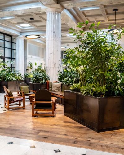 a room filled with lots of plants at Emery Hotel, Autograph Collection in Minneapolis