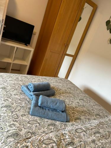 Llit o llits en una habitació de Studio à Niederkorn