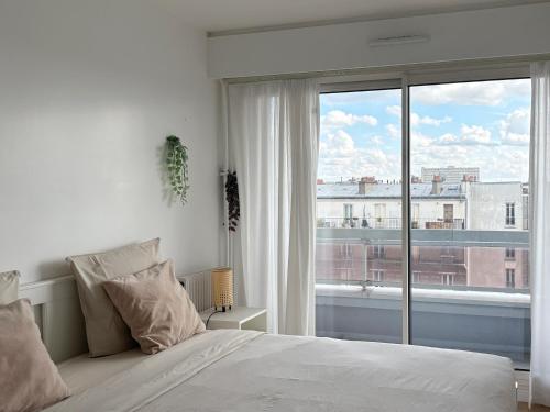Dans le 19ème de Paris avec vue sur toute la ville