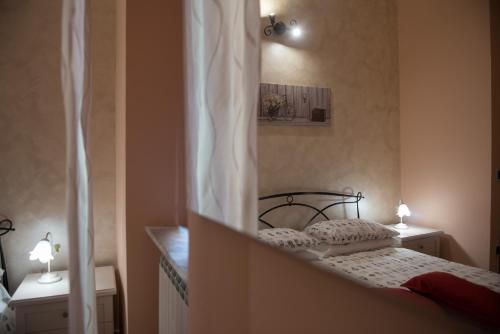 Katil atau katil-katil dalam bilik di Via Trento 30