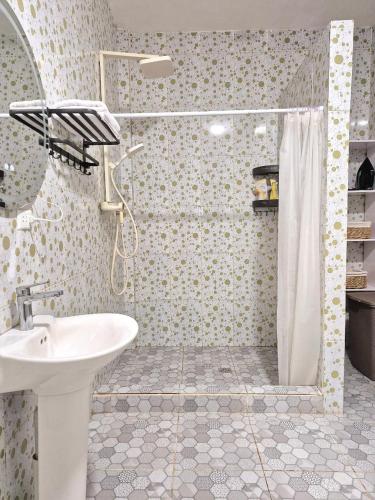 Koupelna v ubytování Endless Salt