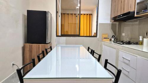 Kuchyň nebo kuchyňský kout v ubytování Endless Salt