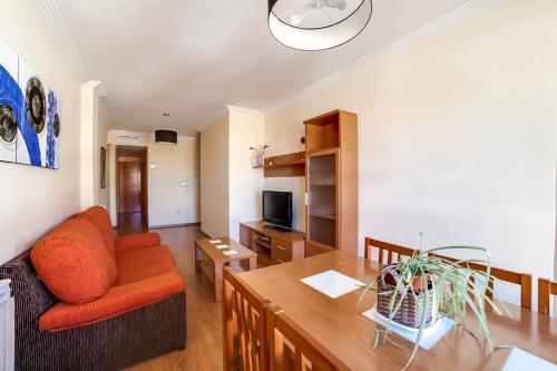 A television and/or entertainment centre at Apartamentos Legazpi