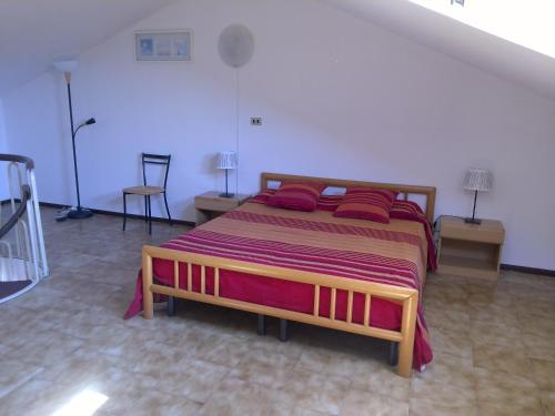Katil atau katil-katil dalam bilik di Appartamento Da Elena