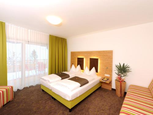 Posteľ alebo postele v izbe v ubytovaní Der Seebacherhof
