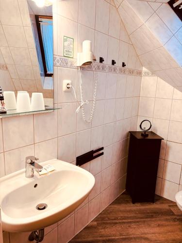 Phòng tắm tại Hotel Nordwind