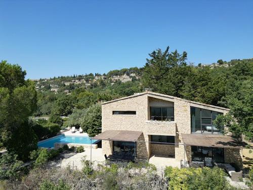 Contemporary home with a view