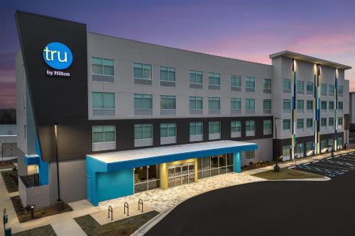 a rendering of a building with a hotel at Tru By Hilton Huntsville Research Park Area in Huntsville