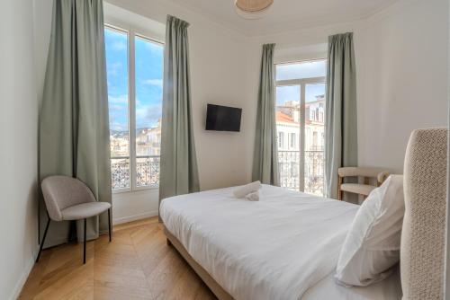 Cannes Centre - Palais a pied - Appartement Prestige 3 chambres et studio - 8 pers