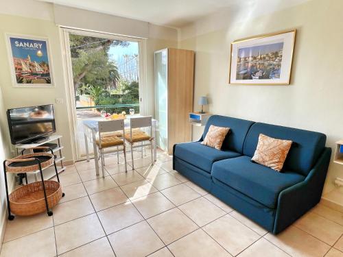 Studio L'Azur, Sanary centre avec parking, Vue mer, Climatisation