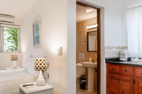 Kylpyhuone majoituspaikassa Villa Baya