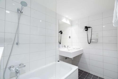 Kylpyhuone majoituspaikassa Scandic Vadsø
