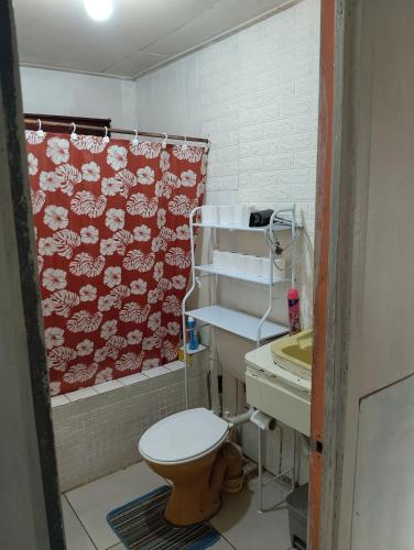 ห้องน้ำของ Kapeta Cabin