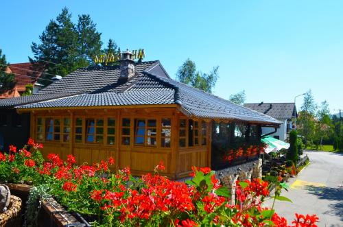 Zahrada ubytování Villa Miris Dunja