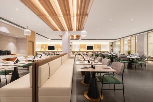 Svetainės erdvė apgyvendinimo įstaigoje 上海悦来度假酒店Shanghai Joy International Resort Hotel