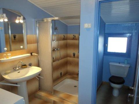 Kylpyhuone majoituspaikassa Le Moulin