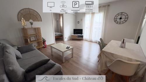 Charmant T2 avec balcon au calme - Chateau d'Ô - Escales du Sud
