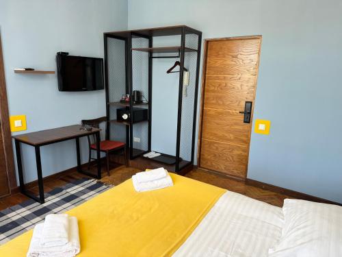 Postel nebo postele na pokoji v ubytování Koisha