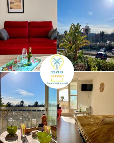 Studio Nid du Cap wifi, parking, 4 couchages