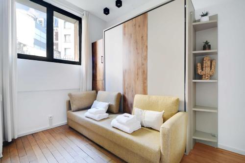 Authentic studio - 2P - Plaine-Monceau
