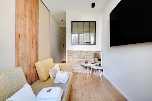 Authentic studio - 2P - Plaine-Monceau