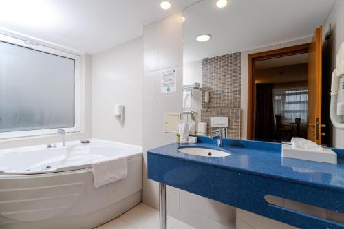 Phòng tắm tại Hotel Minerva