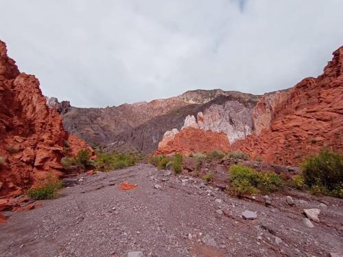 a dirt road in the middle of a canyon at Wally wally 2 in Senador Pérez