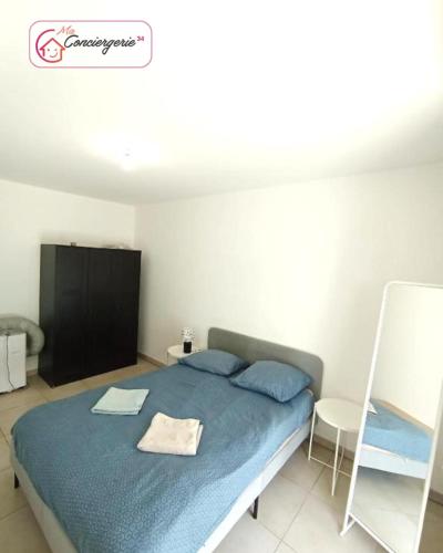 Joli T2 Ensoleillé Parking Privé Terrasse -Maconciergerie34