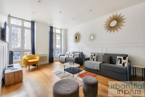 UrbanFlat 34 - Appartement Parisien de 3 chambres