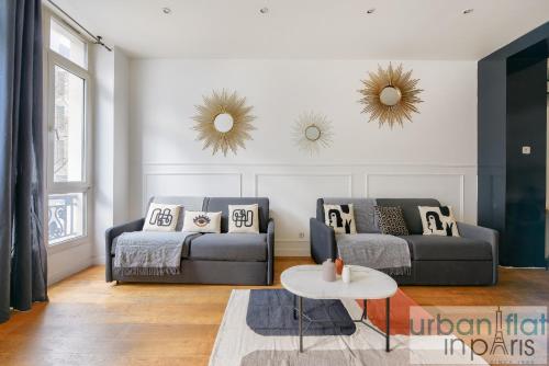 UrbanFlat 34 - Appartement Parisien de 3 chambres